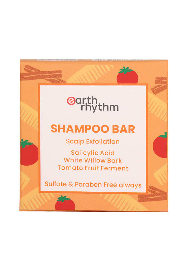 Exfoliating Shampoo Bar With Salicylic Acid, White Willow Bark & Tomato Fruit