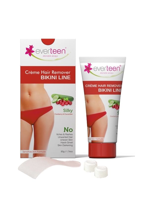 Silky Bikini Line Hair Remover Creme With Cranberry And Cucumber