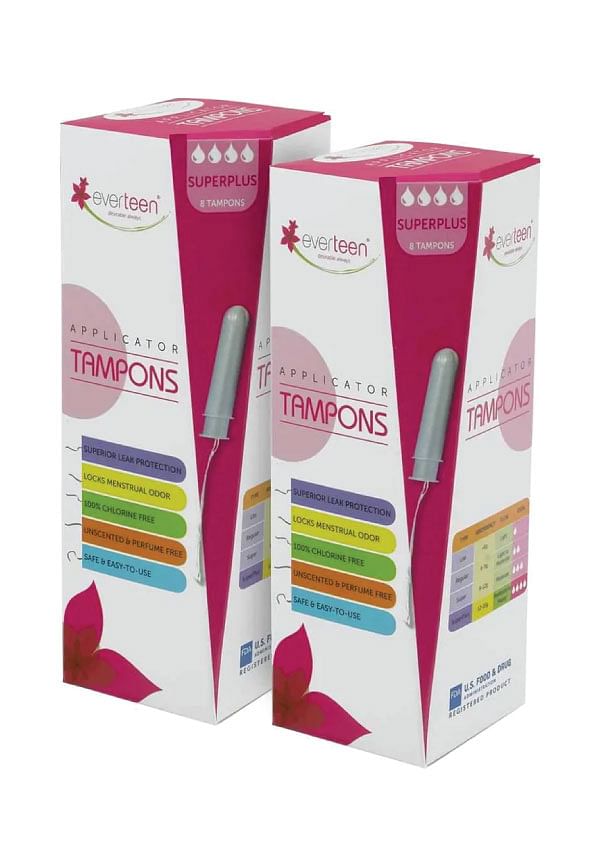 Super Plus Applicator Tampons for Periods in Women