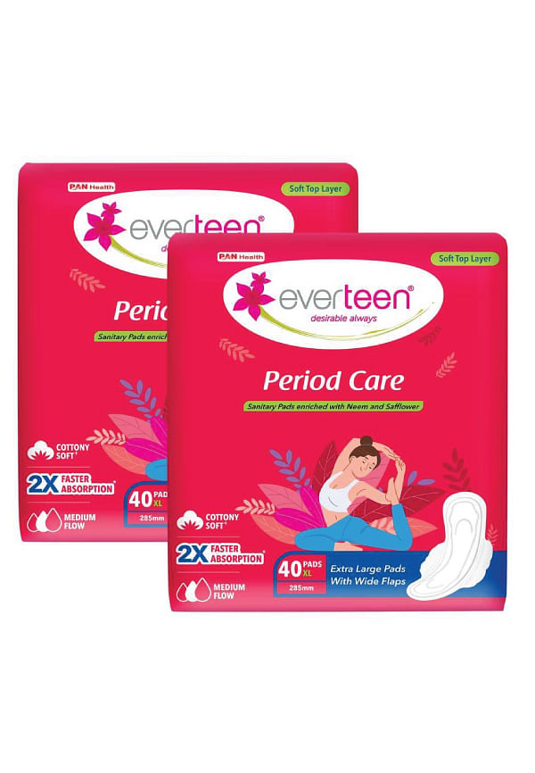 Period Care XL Soft Sanitary Pads Enriched For Medium Flow