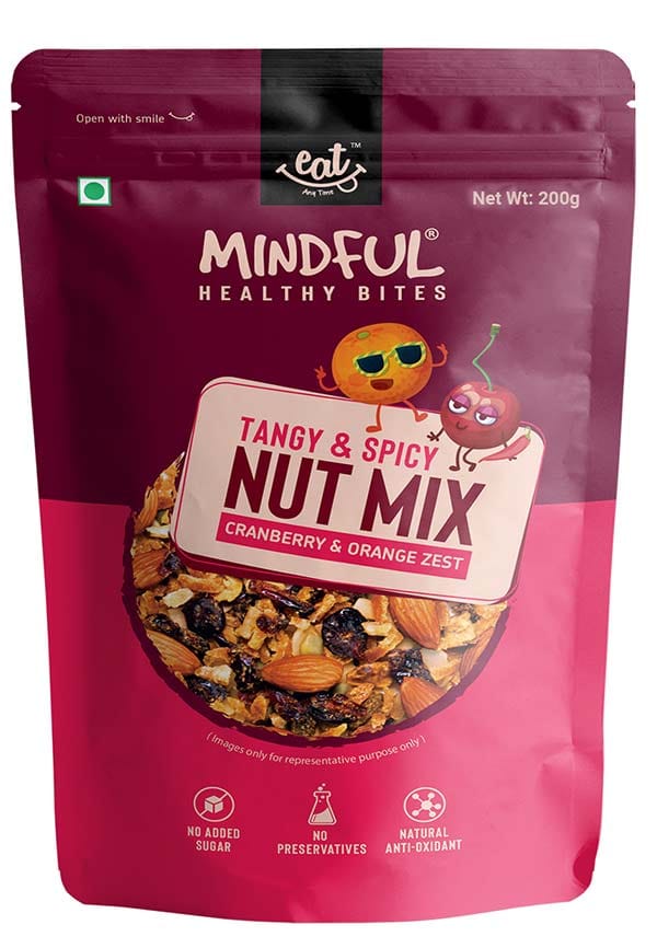 Healthy Trail Mix With Cranberries, Tropical Fruits & Nuts