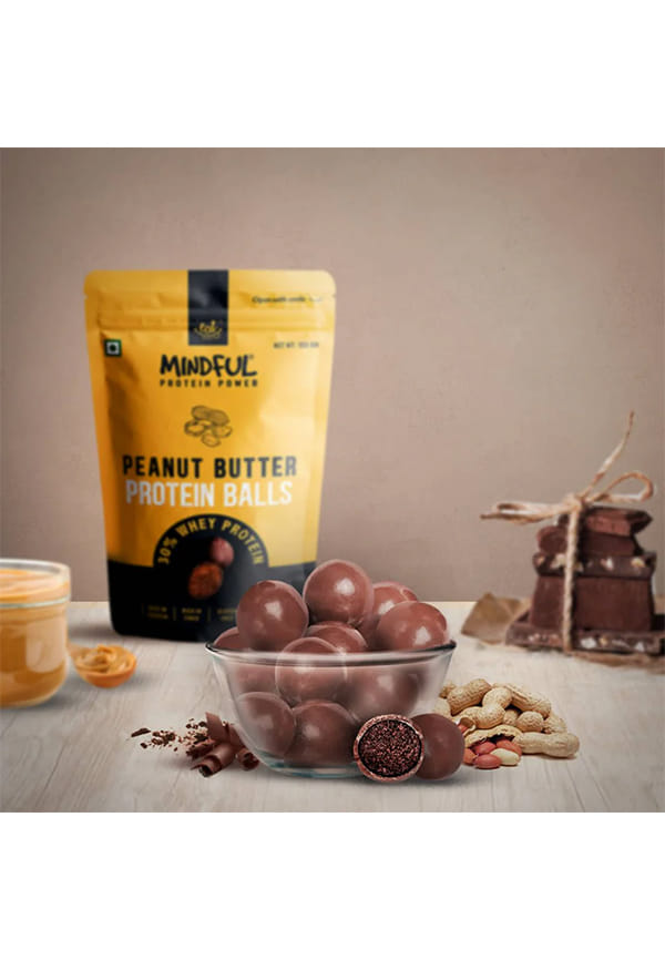 Mindful Chocolate Peanut Butter Protein Energy Balls – thumbnail 2
