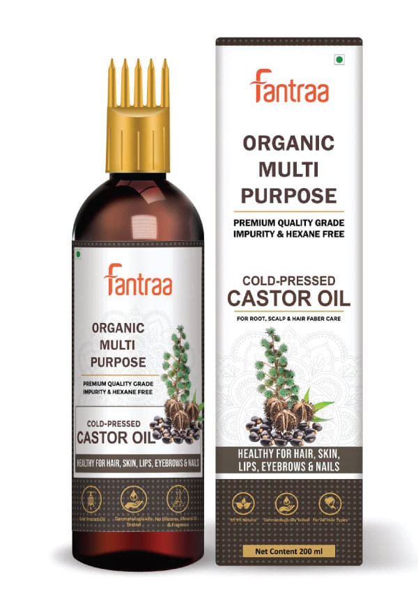 100% Organic Cold Pressed Castor Oil
