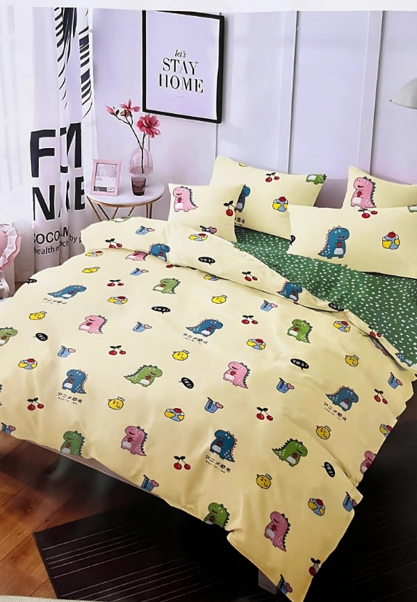 Cute Dinos Bedsheet Set – thumbnail 3