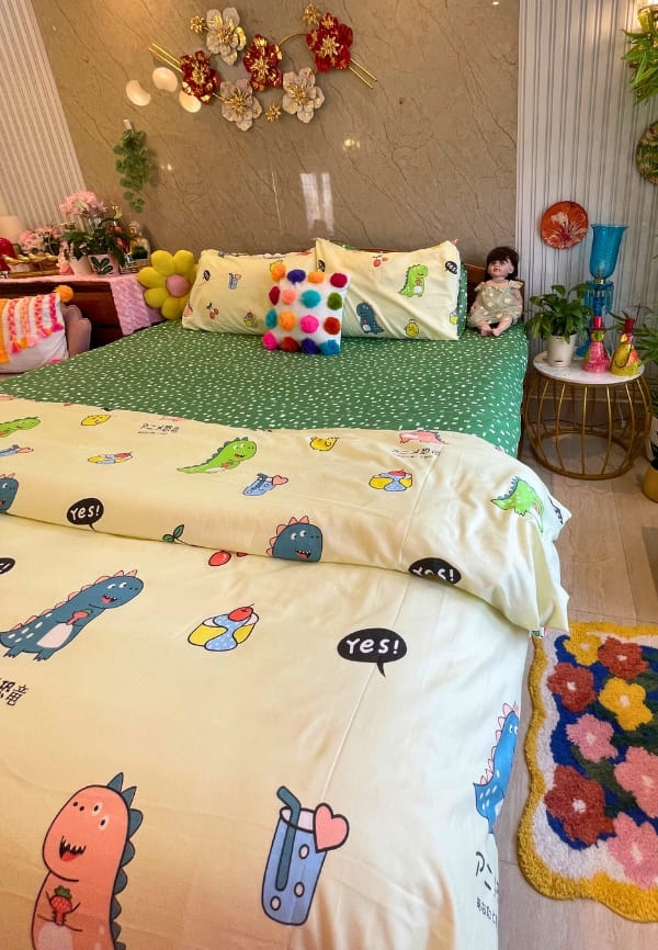 Cute Dinos Bedsheet Set – thumbnail 7