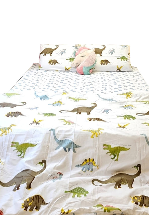 Dino Park Bedsheet Set