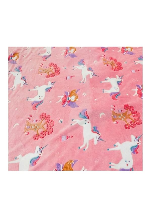 Glow in the Dark Blanket – Pink Fairy Theme