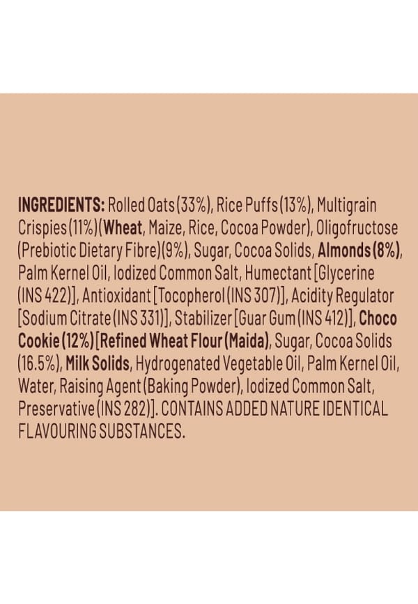 Granola-Oat Rich Breakfast Cereal - Choco Almond & Cookies – thumbnail 3