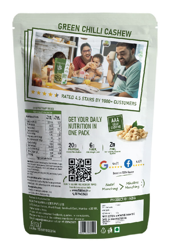 Green Chilli Cashews – thumbnail 2