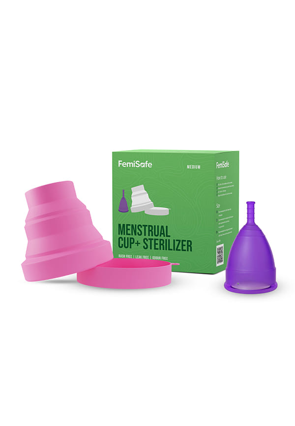 Menstrual Cup and Sterlizer Combo