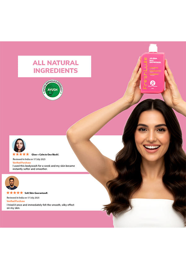 Jojoba Silk Bodywash  Jojoba Oil, Kokum Butter & Chamomile  Gel-Based – thumbnail 4