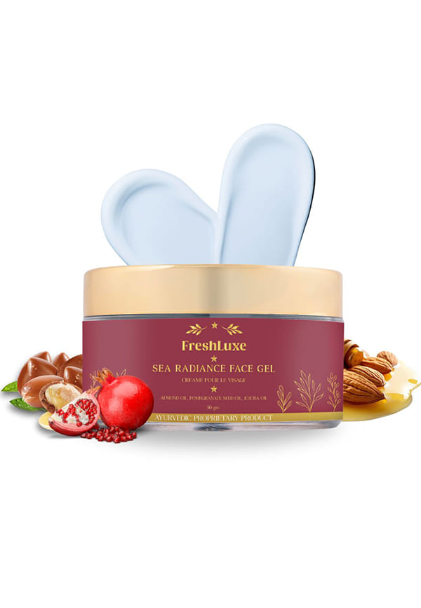 Sea Radiant Face Gel Almond Oil, Pomegranate Seed Oil & Jojoba Oil Hydrating & Revitalizing Sea Radiant Face Gel Almond Oil, Pomegranate Seed Oil & Jojoba Oil Hydrating & Revitalizing