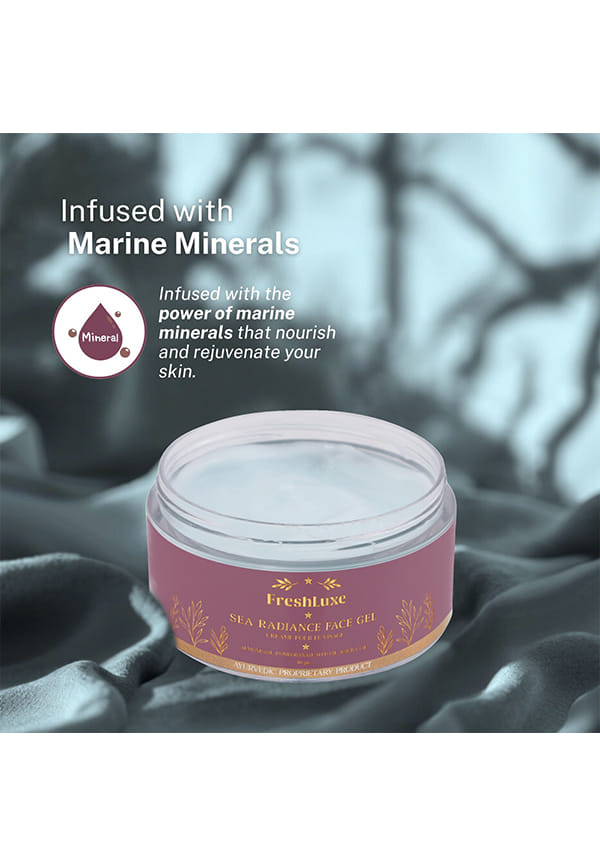 Sea Radiant Face Gel Almond Oil, Pomegranate Seed Oil & Jojoba Oil Hydrating & Revitalizing – thumbnail 3