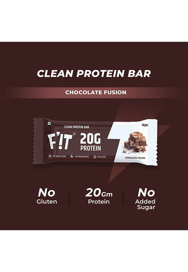 High Protein | 20g Protein Bar - Chocolate Fusion – thumbnail 2