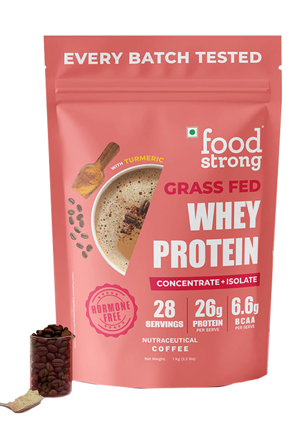 Whey Protein Powder (Concentrate + Isolate), Daily Protein Coffee Flavour