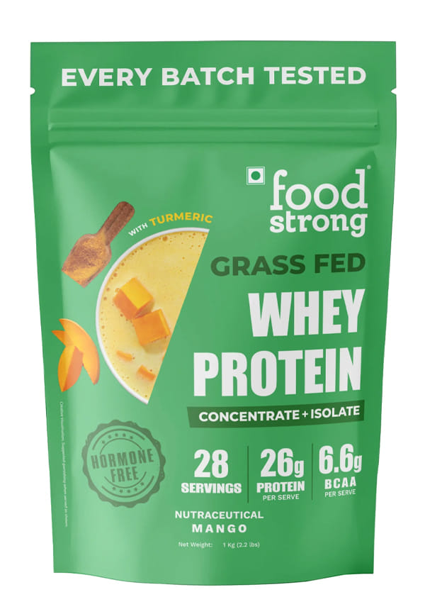 Whey Protein Powder (Concentrate + Isolate), Daily Protein Mango Flavour