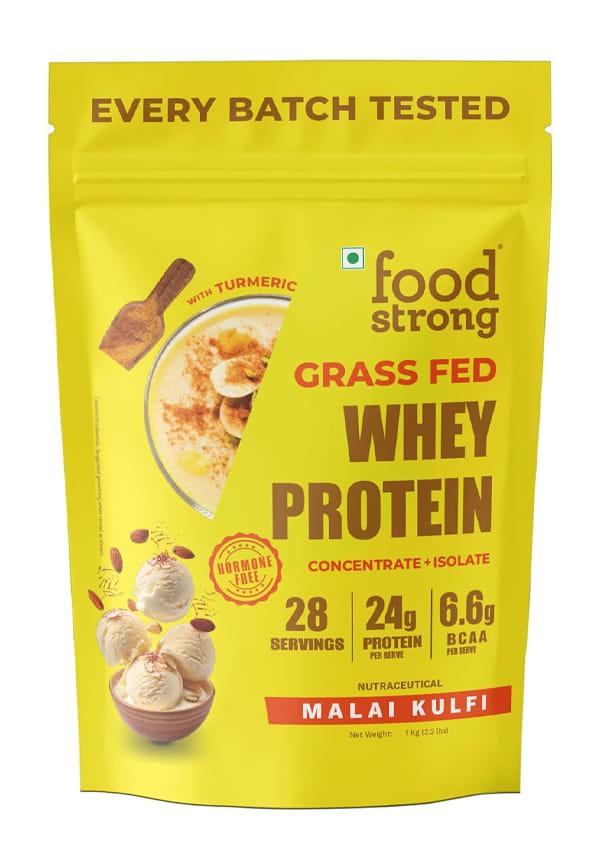 Whey Protein Powder (Concentrate + Isolate), Malai Kulfi Flavour