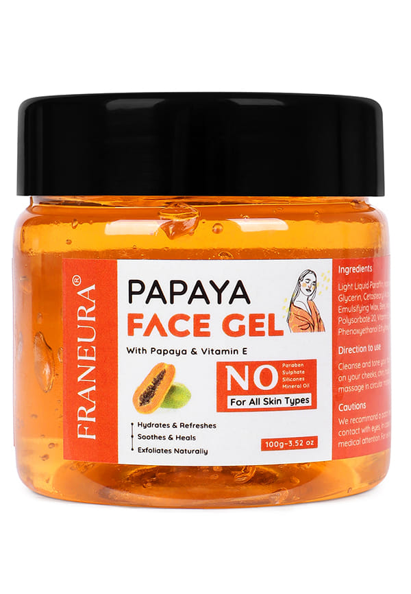Papaya Face Gel for Glowing & Clear Skin