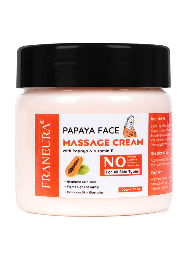 Papaya Massage Cream for Skin Whitening and Glow