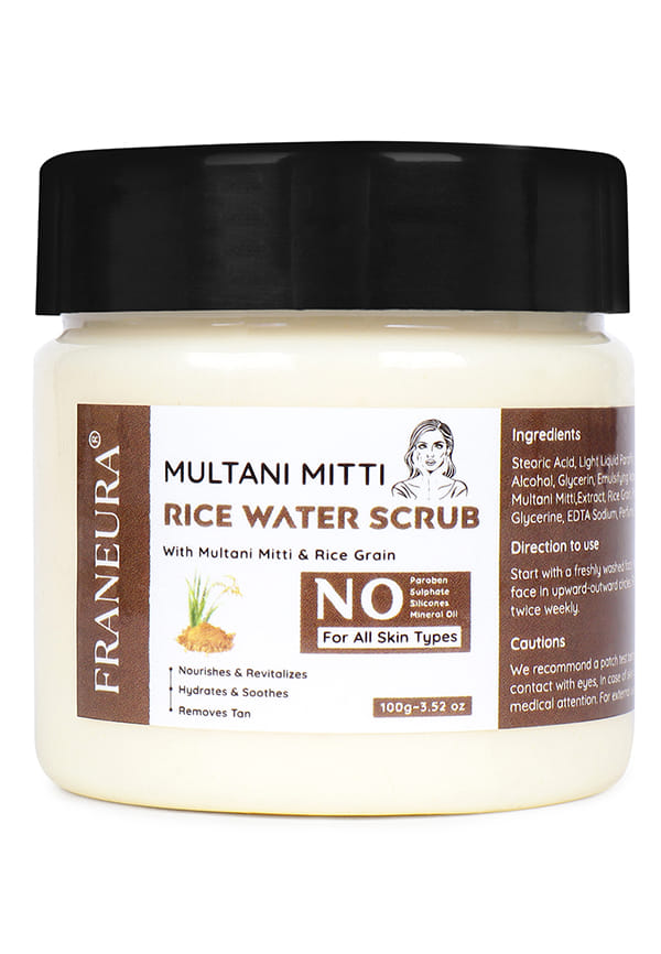 Multani Mitti & Rice Water Scrub