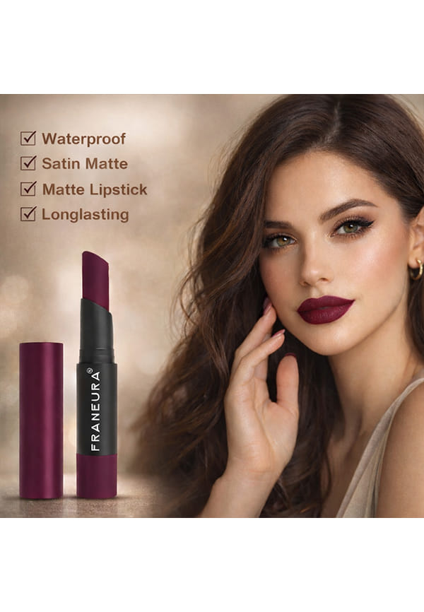Waterproof Satin Matte Lipstick – thumbnail 2