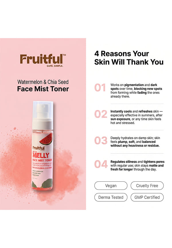 Watermelon & Chia Seed Face Mist Toner – thumbnail 2