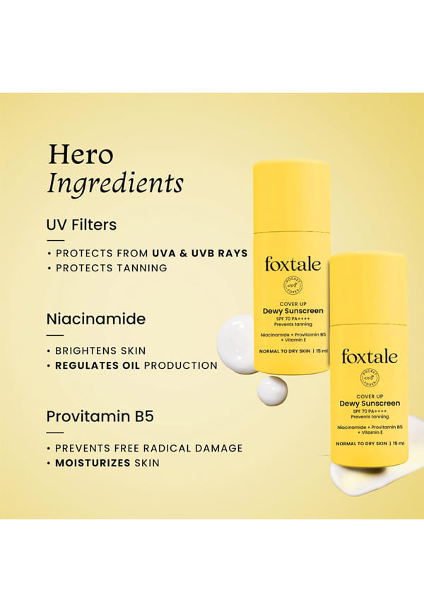 Niacinamide Dewy Sunscreen For All Skin Type Spf 70 Pa++++ – thumbnail 3