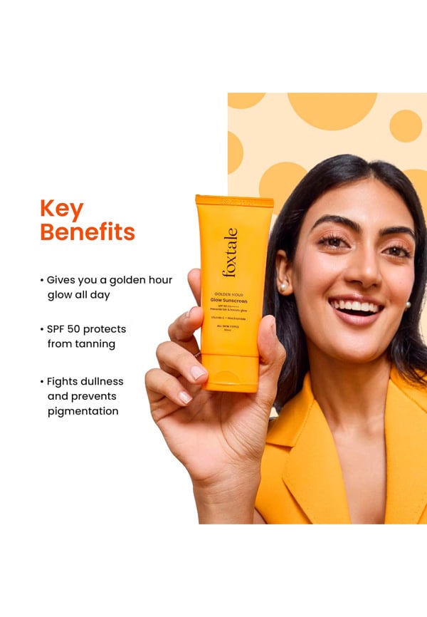 Glow Sunscreen SPF 50 PA++++ Lightweight with Vitamin C and Niacinamide- Pack of 2 – thumbnail 3