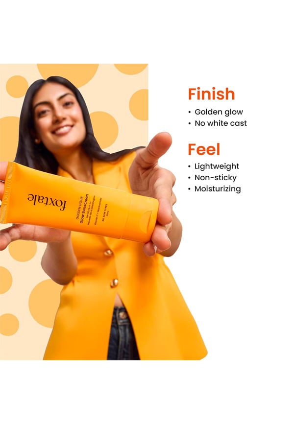Glow Sunscreen SPF 50 PA++++ Lightweight with Vitamin C and Niacinamide- Pack of 2 – thumbnail 4