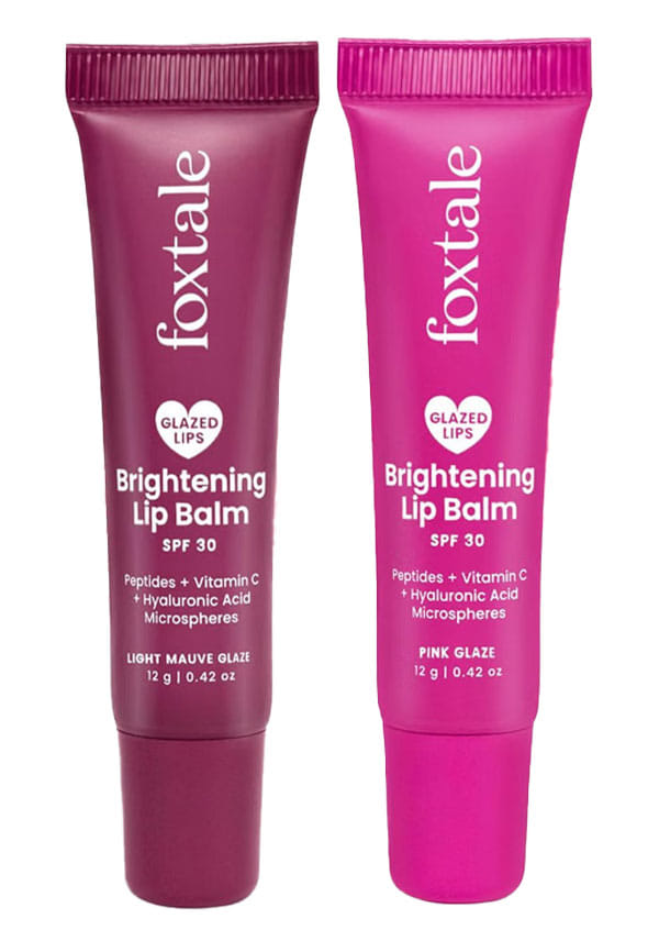 Brightening Lip Balm | Kit of 2 | Mauve & Pink Glaze | Size: Combo ...