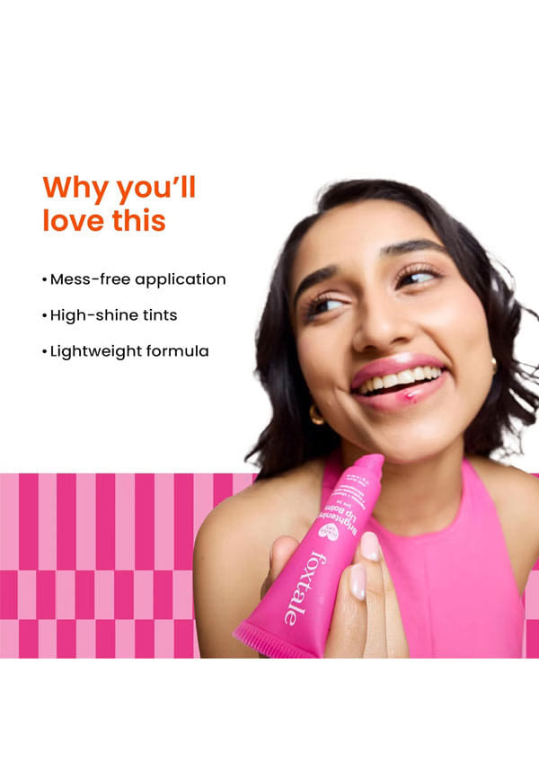 Brightening Lip Balm | Kit of 2| Clear & Pink Glaze – thumbnail 7