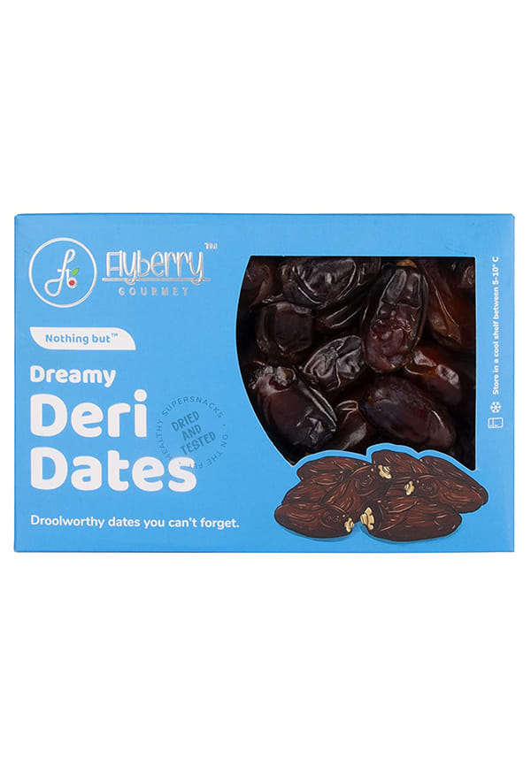 Deri Dates | 100% Natural | Rich in Calcium, Iron and Potassium | Instant Energy
