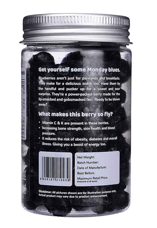 Blueberries | Sugar Free | Infused with Organic Apple juice – thumbnail 4
