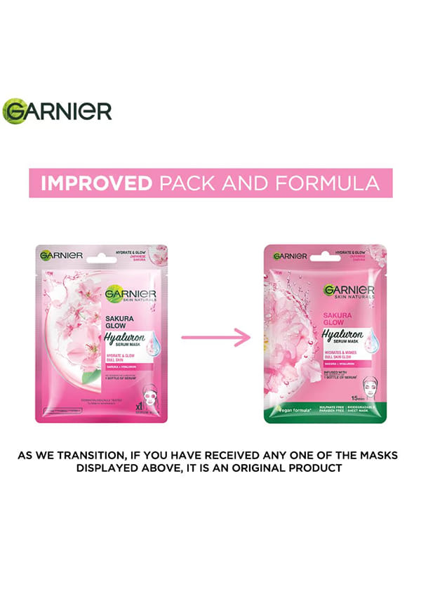 Skin Naturals Sakura Glow Face Serum Sheet Mask (Pink) – thumbnail 2