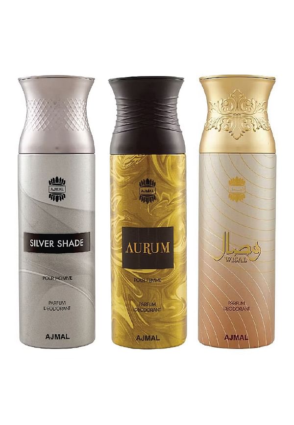 Silver Shade, Aurum & Wisal Perfume Deodorant