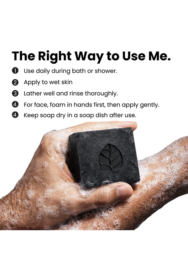 Charcoal Soap for Men – thumbnail 2