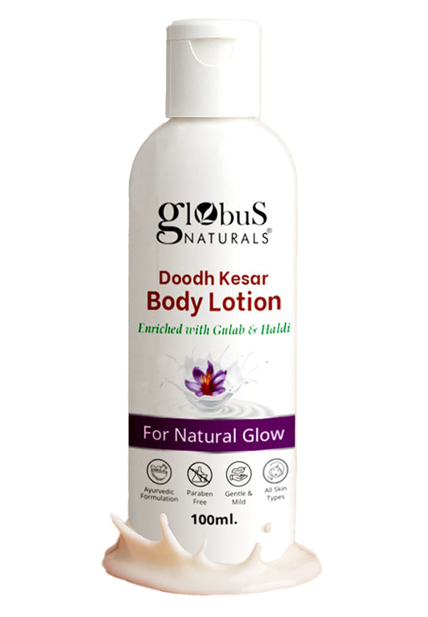 Doodh Kesar Body Lotion, Enriched with Gulab and Haldi, For Natural Glow Doodh Kesar Body Lotion, Enriched with Gulab and Haldi, For Natural Glow