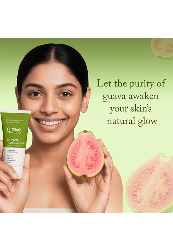 Guava Fruit Face Wash with Vitamin E & Retinol – thumbnail 4