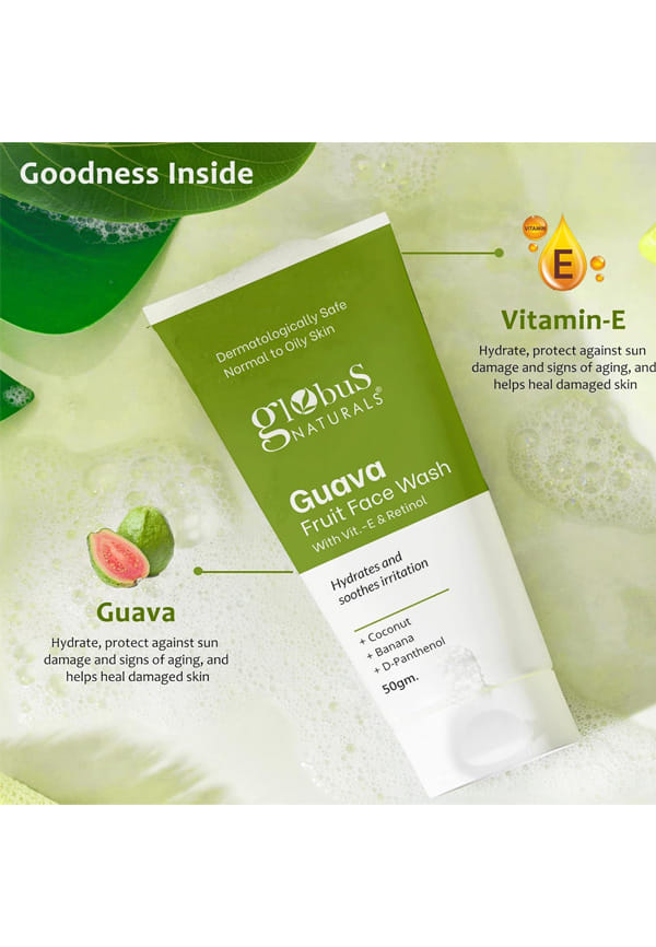 Guava Fruit Face Wash with Vitamin E & Retinol – thumbnail 5
