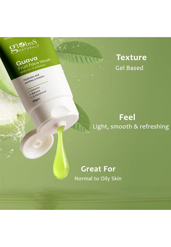 Guava Fruit Face Wash with Vitamin E & Retinol – thumbnail 6