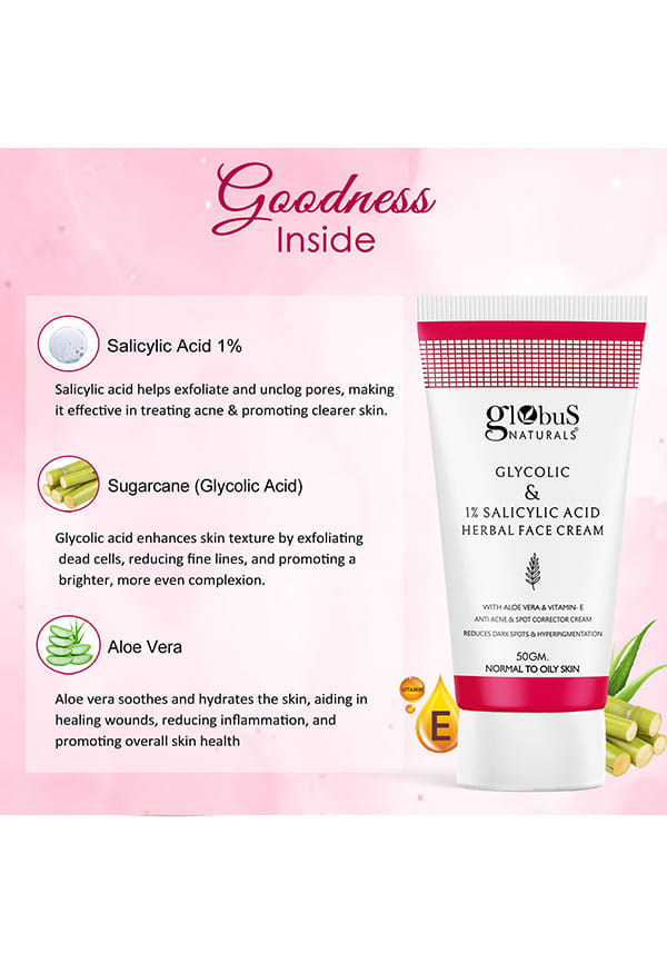 Anti Acne Glycolic Face Care Combo- Face Cream, Facial Kit Set of 2 – thumbnail 4