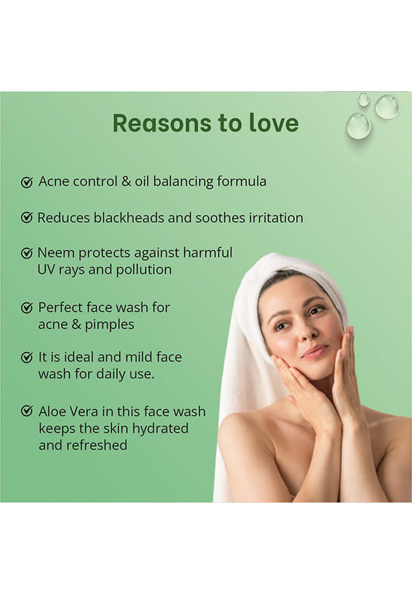 Face Care Combo Set of 2- Aloe Vera Face Wash and Multani Mitti Face Pack – thumbnail 3