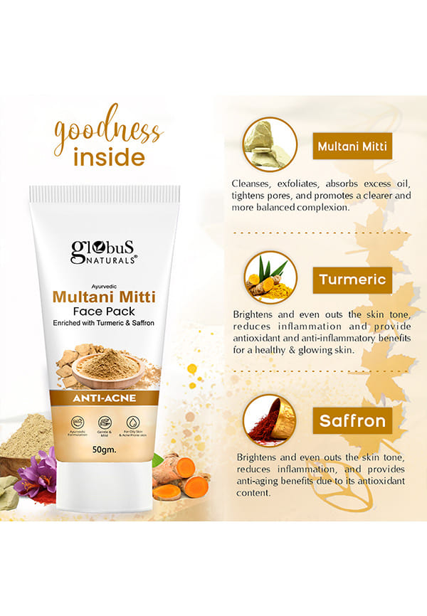 Face Care Combo Set of 2- Aloe Vera Face Wash and Multani Mitti Face Pack – thumbnail 5