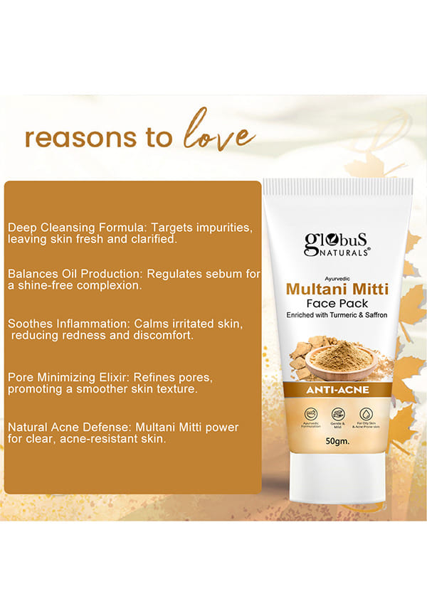 Face Care Combo Set of 2- Charcoal Face Wash and Multani Mitti Face Pack – thumbnail 4