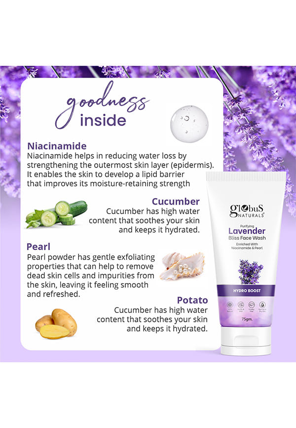 Face Care Combo Set of 2- Lavender Face Wash and Multani Mitti Face Pack – thumbnail 5