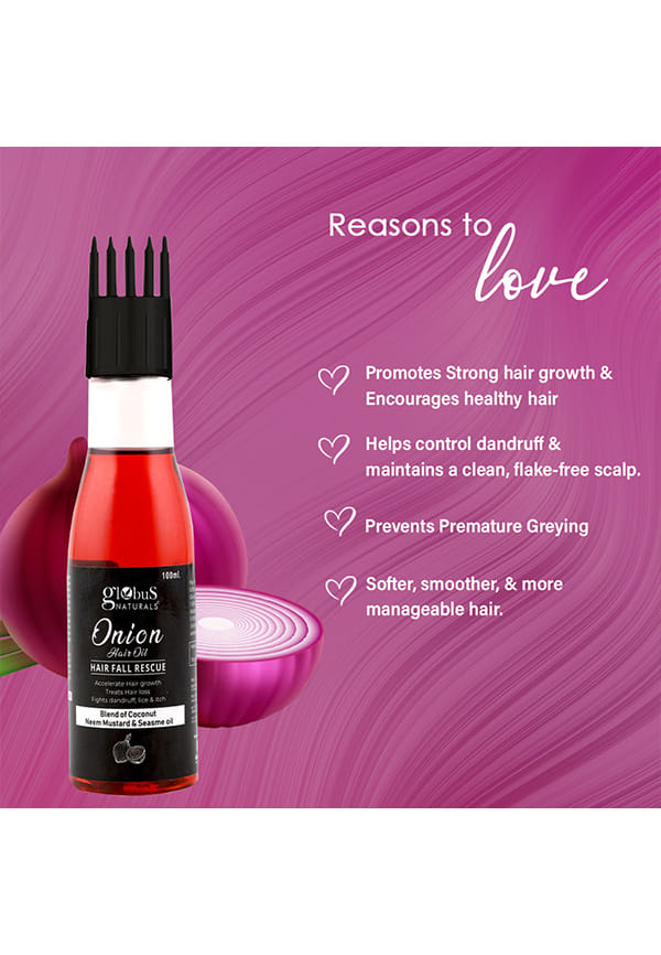 Hair Care Combo-Anti Dandruff Shampoo & Onion Hair Oil – thumbnail 3