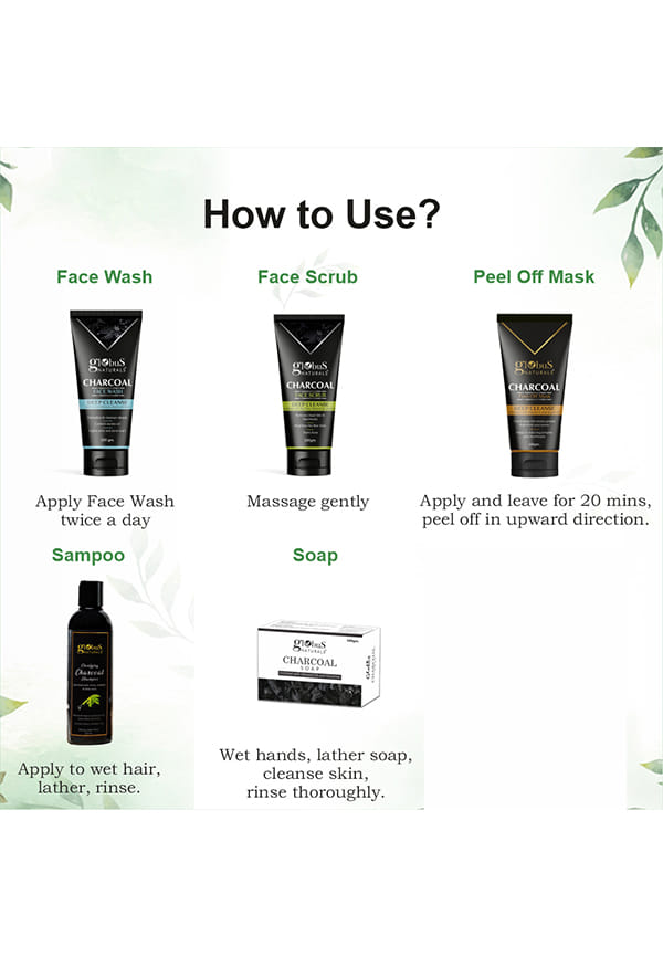 Pre & Post Holi Ritual Ayurvedic Charcoal skin care Gift Box, For All Skin Types – thumbnail 2