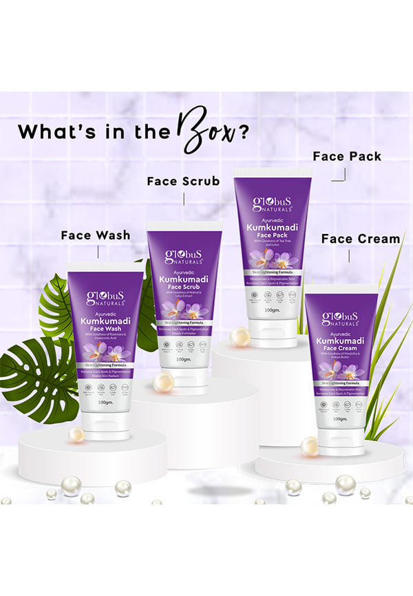 Pre & Post Holi Ritual Herbal Kumkumadi skin care Gift Box, For All Skin Types – thumbnail 4