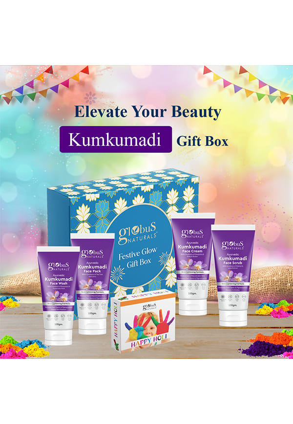 Pre & Post Holi Ritual Herbal Kumkumadi skin care Gift Box, For All Skin Types – thumbnail 5