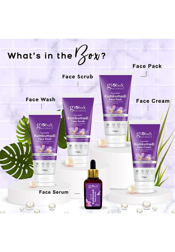 Pre & Post Holi Ritual Herbal Kumkumadi skin care Gift Box, For All Skin Types – thumbnail 4